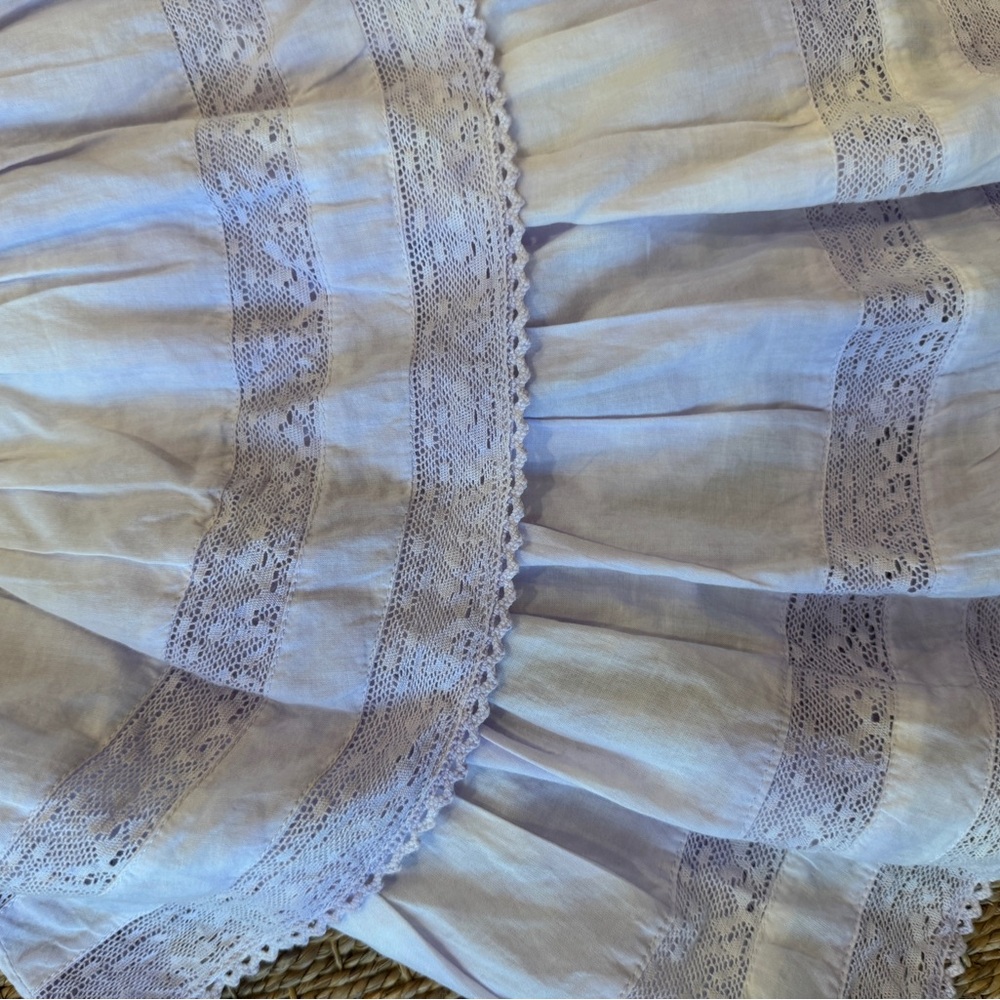 Love shack fancy skirt size small, light purple, - Picture 2 of 2
